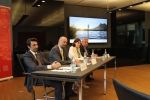 Pronti per Expo 2015: Marco Pappalardo (Alto Adige Marketing), Hansjörg Prast (EOS), Martha Gärber (Ufficio industria) e Franz Varesco (VOG Products)