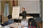 La presentazione di un concetto di comunicazione durante il corso (Foto Esther Erlacher/Rip. Musei)