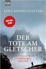 La copertina del libro: Der Tote am Gletscher