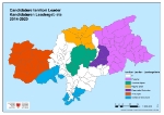 La "mappa" dei territori che entrano a far parte del programma Leader 2014-2020