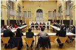 L’incontro del 13 ottobre a Palazzo Widmann in cui le parti sociali hanno apposto la firma preliminare del contratto di intercomparto