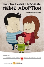 Plakat zur Sensibilisierungskampagne Adoption