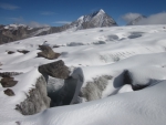 Mit Abschlussbegehungen - im Bild in der Gletscherlandschaft mit dem Hochgall im Hintergrund am gestrigen 1. Oktober - hat das Hydrographische Landesamt das Haushaltsjahr 2014/2015 beendet.