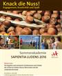 Sommerakademie »SAPIENTIA LUDENS 2016« für die Grund-, Mittel- und Oberstufe