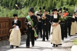 Mit dem Einzug der Knappenkapelle beginnt das Bergmannsfest in Maiern