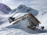 Durch eine Lawine zerstört: Die "alte" Stettinerhütte