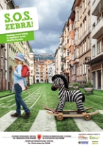 La mobilité fej scora: chësc é sté le moto da inann dla campagna de sensibilisaziun "S.O.S Zebra" dles Repartiziuns Mobilité y Sorvisc Strades en colaboraziun cun l’Ökoistitut y la Polizia comunala dl Südtirol.