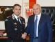 Il presidente Luis Durnwalder con il nuovo comandante dei Carabinieri, Giuliano Polito