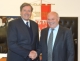 Il presidente Luis Durnwalder e l’ambasciatore francese, Alain Le Roy