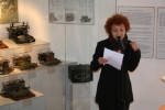 Lene Morgenstern al Museo delle macchine da scrivere nel 2014 