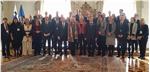 Foto di gruppo per i presidenti delle regioni di EUSALP, compreso l’altoatesino Arno Kompatscher