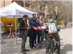 L’assessore Daniel Alfreider nel corso della presentazione della campagna "Alto Adige pedala" Foto: USP