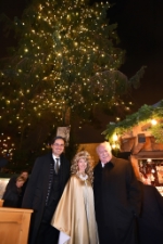 Il presidente Kompatscher e il sindaco Häupl dopo l’accensione dell’albero di Natale (foto: Comune Vienna/Jobst)