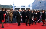 Taglio del nastro: Arno Kompatscher e Roberto Cibrario Assereto inaugurano la nuova pista prove della Iveco 