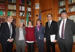 Il presidente Kompatscher e l’assessora Stocker dalla ministro Lorenzin. Foto: USP/Schwienbacher.