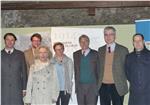 Foto di gruppo per l’inaugurazione della mostra fotografica dell’Archivio provinciale sulla prima guerra mondiale in Tirolo