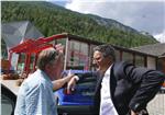 Il presidente Kompatscher e il sindaco Altstätter. Foto: LPA/Mooswalder