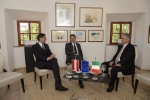 Kompatscher, Renzi e Faymann a Castel Presule. Foto: USP/KhuenBelasi.