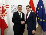 Euregio, autonomia, macroregione alpina: questi i temi affrontati da Arno Kompatscher con il Ministro Sebastian Kurz