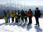 Il presidente Kompatscher con i ragazzi al workshop sulla Plose sulla sicurezza in montagna