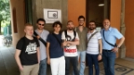 I giovani in visita alla Cineteca di Bologna con Pietro Tomas del Servizio giovani