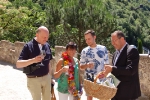 Günther Pertoll, direttore dei Giardini di Castel Trauttmansdorff, consegna il premio 