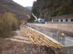 Lavori in corso per la rettifica della strada statale di Sarentino nei pressi di Bolzano (Foto: USP/Uff.Tec.StradeCentro-Sud)