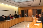 L’incontro di Palazzo Widmann fra il presidente Arno Kompatscher, l’assessore Arnold Schuler e i presidenti di Consorzio dei Comuni e Comunità comprensoriali