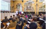 Evento lancio a Palazzo Widmann del nuovo programma Interreg Italia-Austria fino al 2020 (Foto USP/ohn)