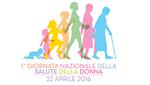 Il logo della 1a Giornata nazionale Salute Donna