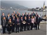 Assemblea Eusalp, foto di gruppo in riva al Tegernsee 