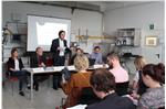 Die Pressekonferenz fand bei einem der Ausbildungsbetriebe, einer Bäckerei in Nals, statt. Foto: LPA/I.Dejaco