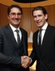 Erstes Treffen: LH Kompatscher mit Außenminister Kurz (Foto: Dragan Tatic)