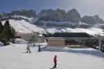 Eine von sechs neuen Bahnen: Die Sechser-Sesselbahn "Tschein" im Skigebiet Karerpass