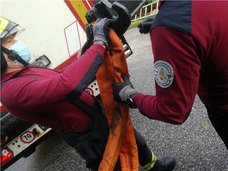 Einsatz der Berufsfeuerwehr Bozen