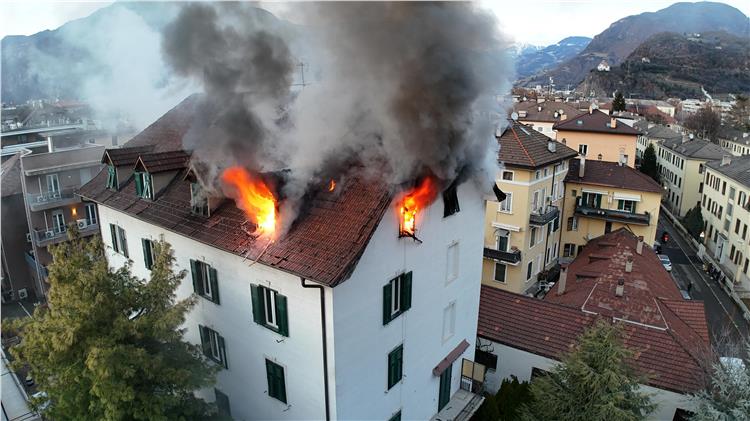 Brand in der Haslacherstraße, Bozen