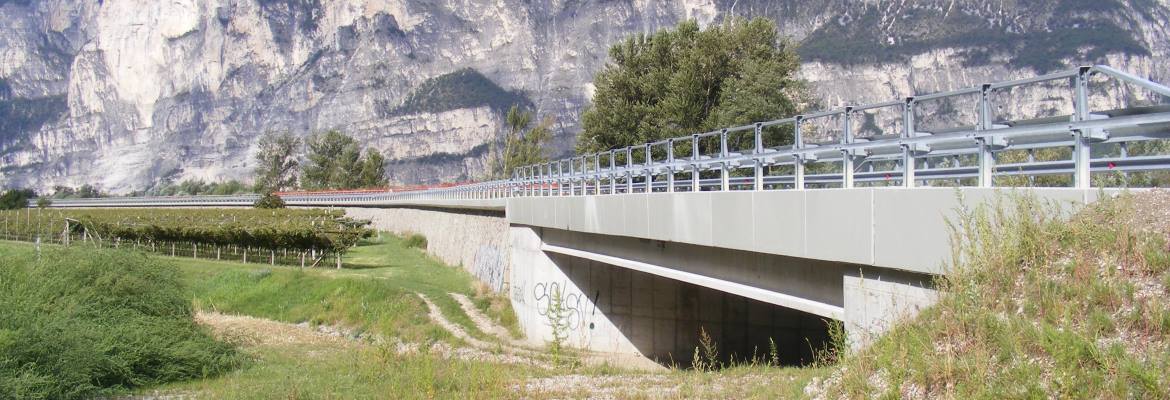 Salurn - Sicherungsarbeiten auf der Brennerstaatsstraße SS 12