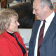 Landeshauptmann Luis Durnwalder mit Rosa Franzelin Werth.