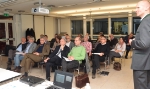 Das Leistungsprofil der Südtiroler Krankenhäuser stand im Mittelpunkt des Arbeitstreffens unter der Leitung von Wolfgang Bayer (r.) am heutigen Nachmittag.